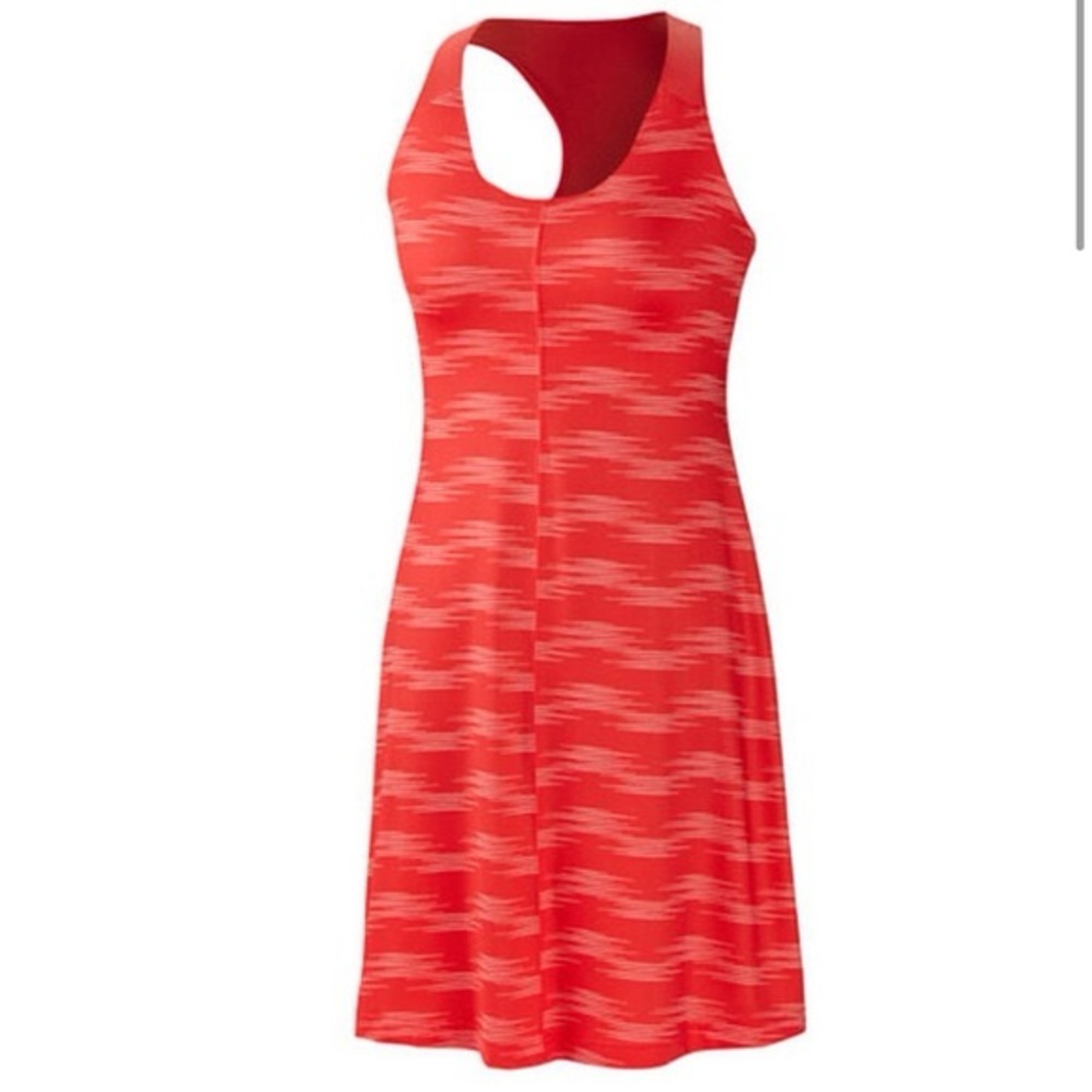 Columbia Midi Dress - Breathable Fabric with Built-in Bra